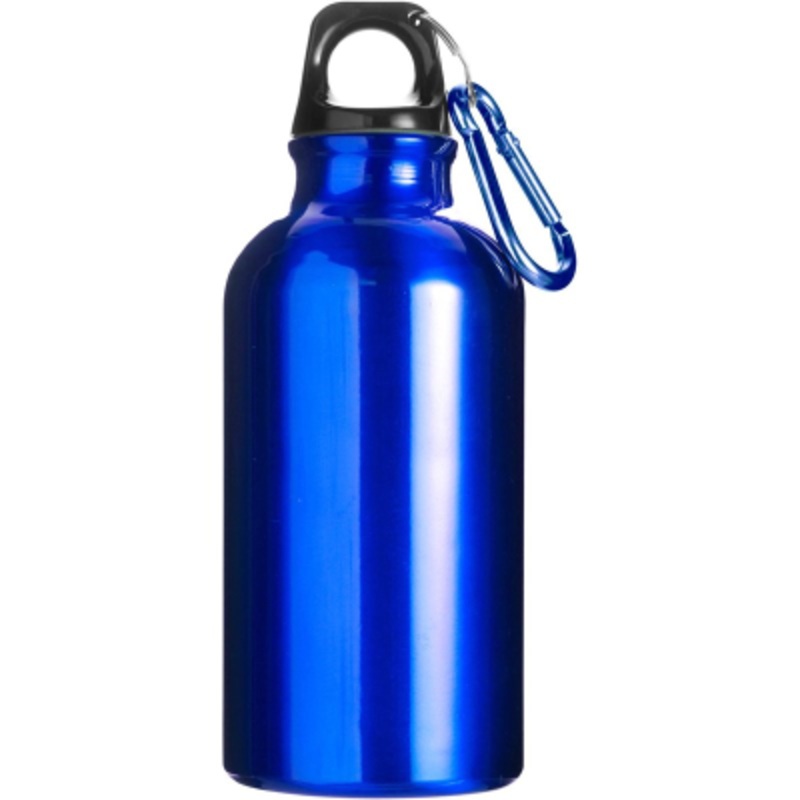 ALUMINIUM METAL WATER BOTTLE (400ML) in Cobalt Blue – Promise Promo