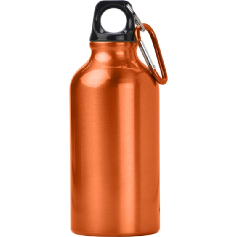 ALUMINIUM METAL WATER BOTTLE (400ML) in Orange – Promise Promo