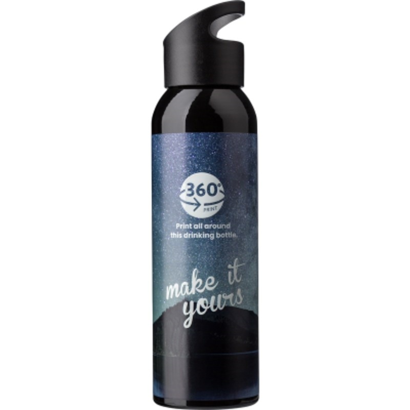 ALUMINIUM METAL WATER BOTTLE (650 ML) in Black – Promise Promo