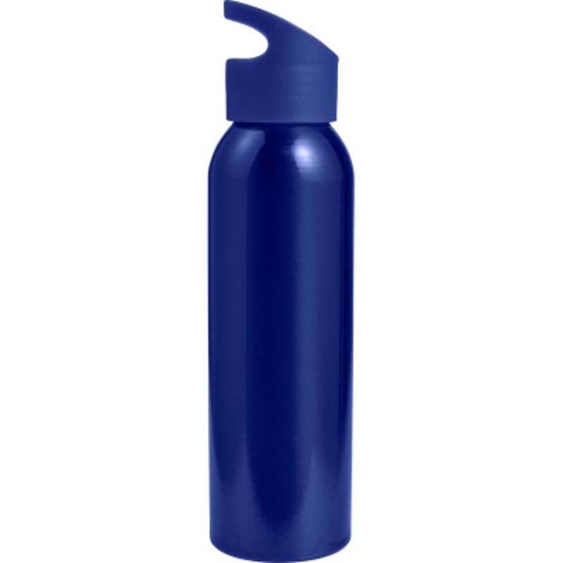 ALUMINIUM METAL WATER BOTTLE (650 ML) in Cobalt Blue – Promise Promo