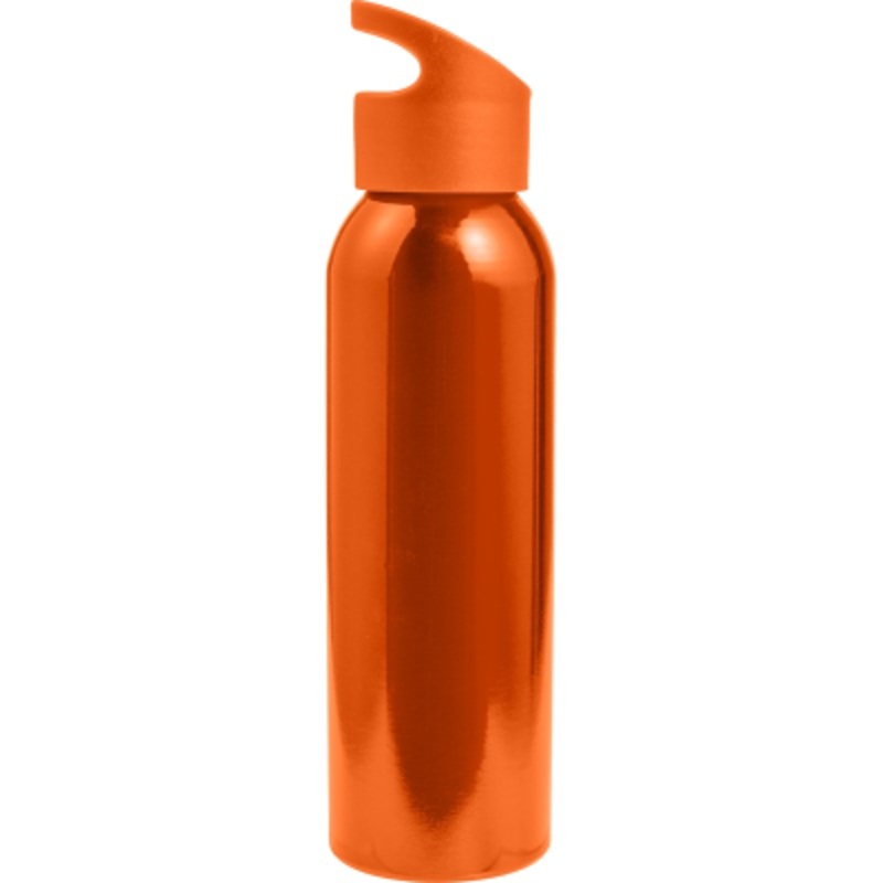 ALUMINIUM METAL WATER BOTTLE (650 ML) in Orange – Promise Promo