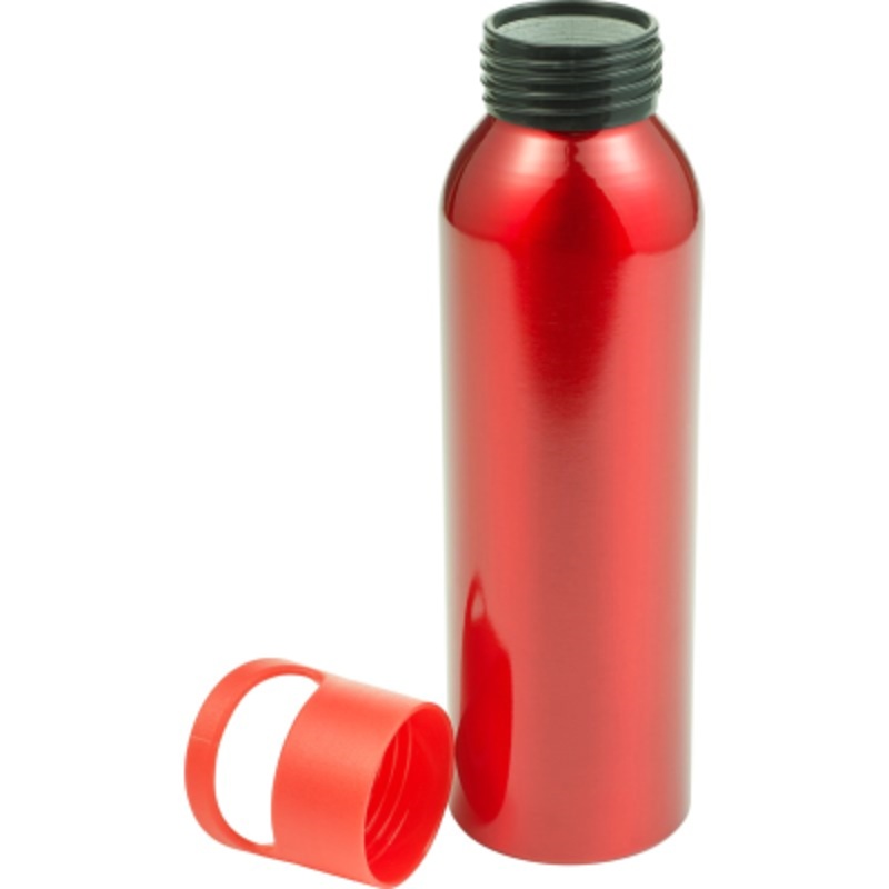 ALUMINIUM METAL WATER BOTTLE (650 ML) in Red – Promise Promo