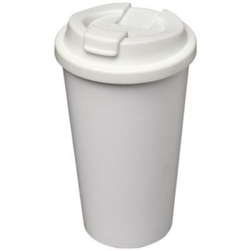 AMERICANO 350 ML SPILL-PROOF THERMAL INSULATED TUMBLER in White Solid – Promise Promo