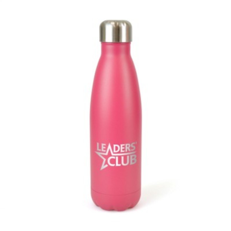 ASHFORD NOIR STAINLESS STEEL METAL DRINK BOTTLE in Pink – Promise Promo