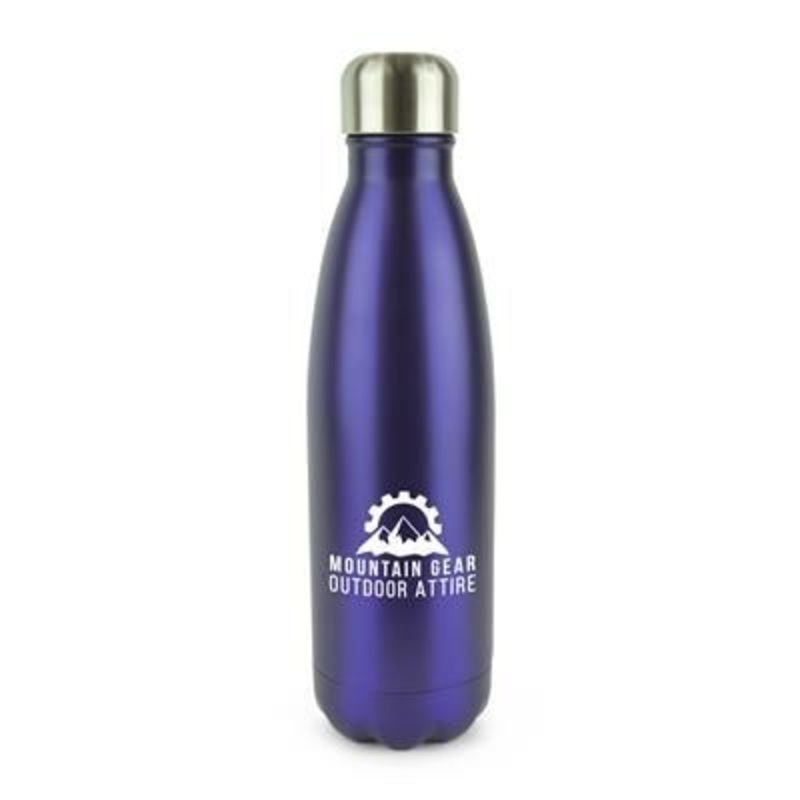 ASHFORD PLUS STAINLESS STEEL METAL DRINK BOTTLE in Purple – Promise Promo