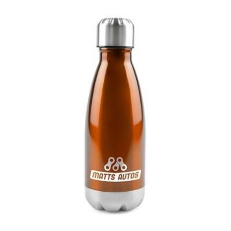 ASHFORD STAINLESS STEEL METAL DRINK BOTTLE in Amber – Promise Promo