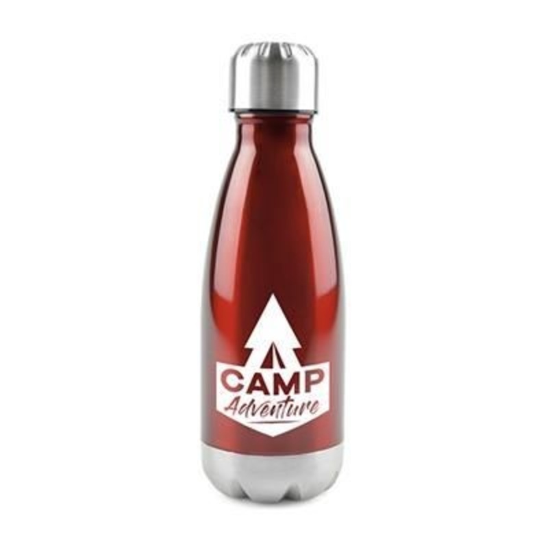 ASHFORD STAINLESS STEEL METAL DRINK BOTTLE in Red – Promise Promo