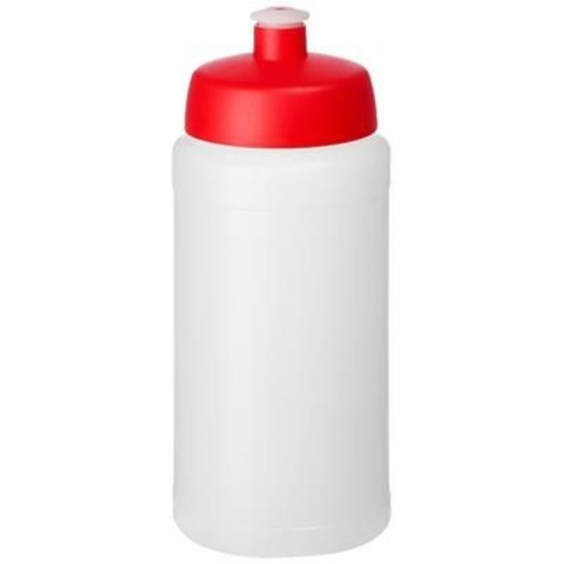 BASELINE PLUS 500 ML BOTTLE with Sports Lid in Transparent-red – Promise Promo