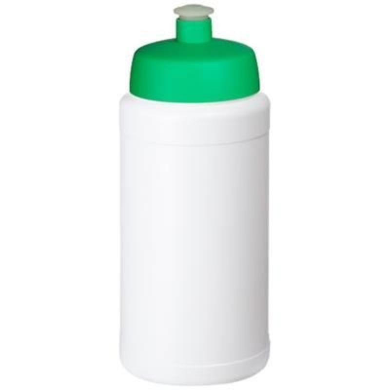 BASELINE PLUS 500 ML BOTTLE with Sports Lid in White Solid-green – Promise Promo