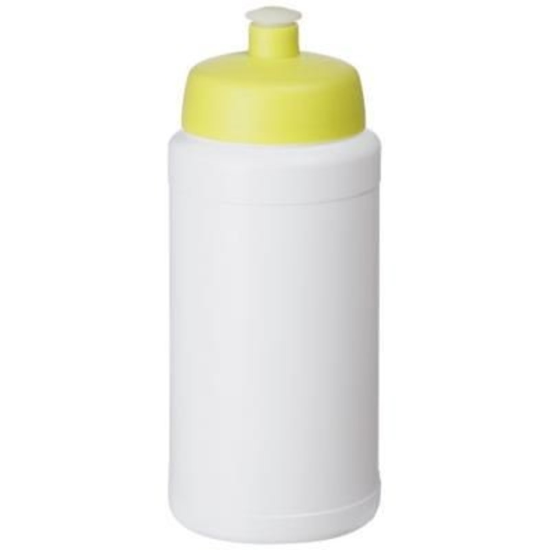 BASELINE PLUS 500 ML BOTTLE with Sports Lid in White Solid-lime – Promise Promo