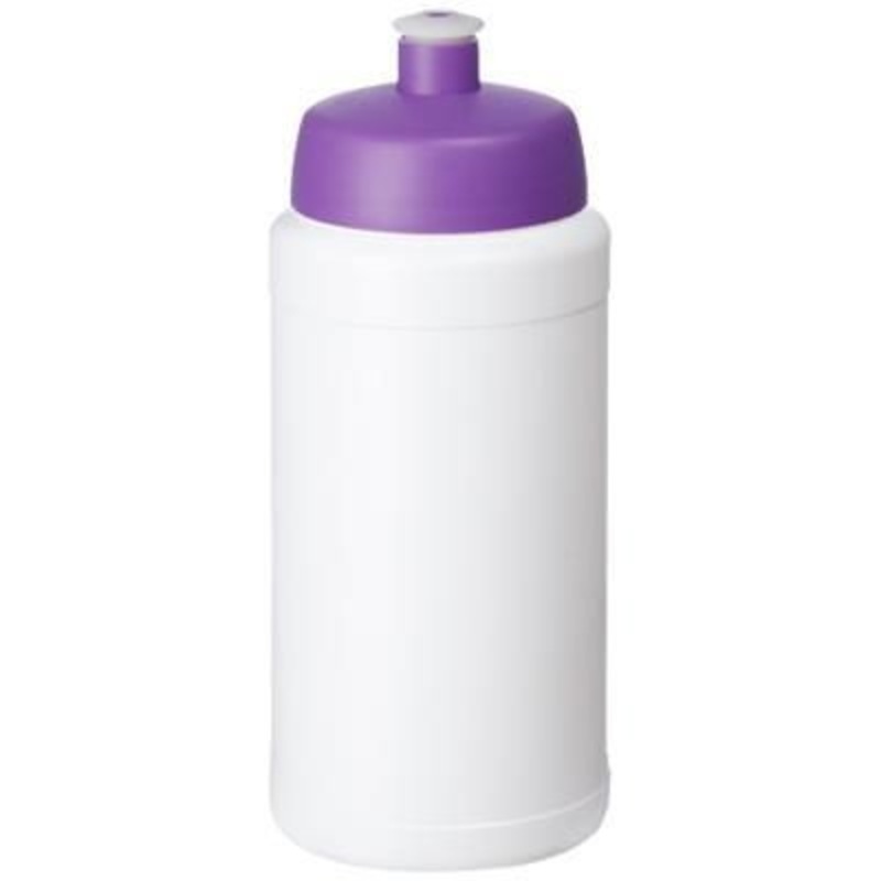 BASELINE PLUS 500 ML BOTTLE with Sports Lid in White Solid-purple – Promise Promo
