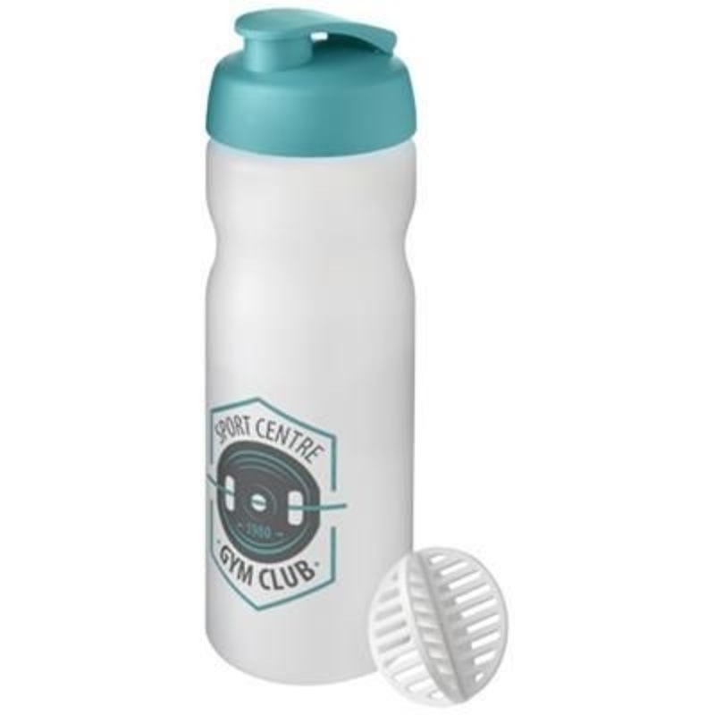 BASELINE PLUS 650 ML SHAKER BOTTLE in Aqua & Frosted Clear Transparent – Promise Promo