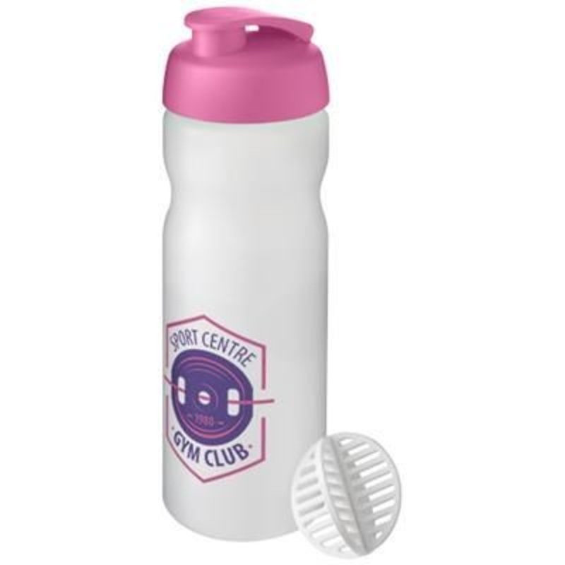 BASELINE PLUS 650 ML SHAKER BOTTLE in Magenta & Frosted Clear Transparent – Promise Promo