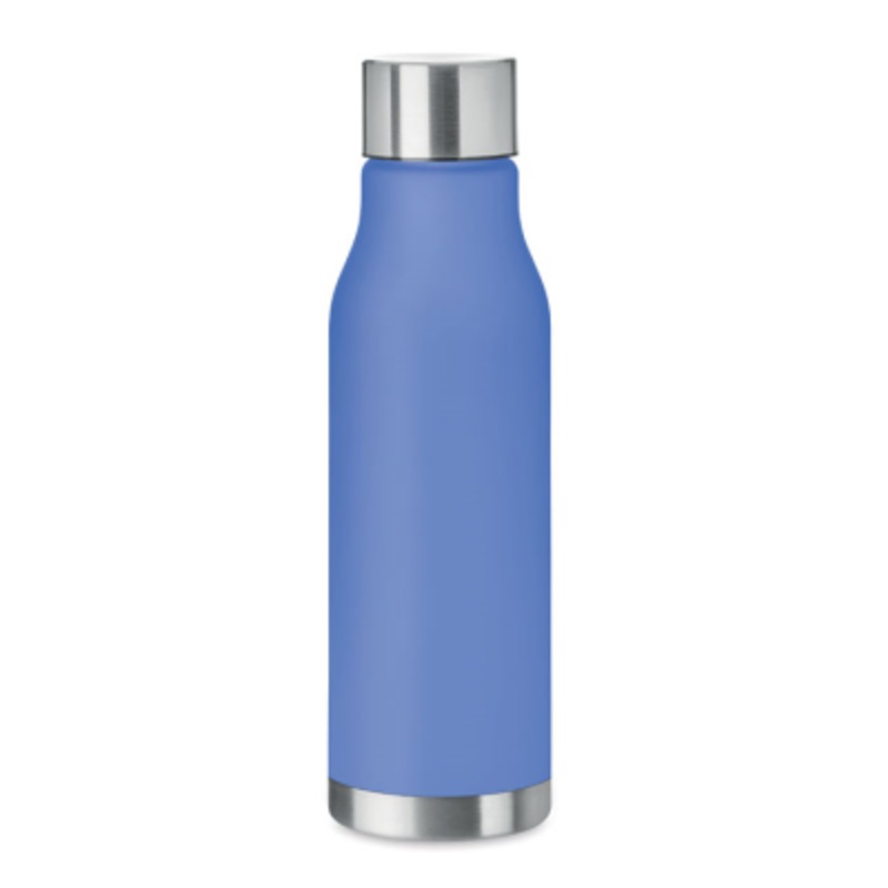 600ML RPET BOTTLE with Stainless Steel Cap in Royal Blue – Promise Promo